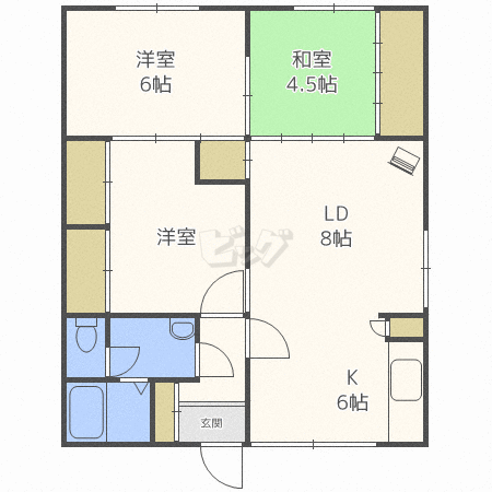 3ldkの賃貸 マンション アパート 札幌市 北区の物件 札幌のお部屋探しなら けんさくん